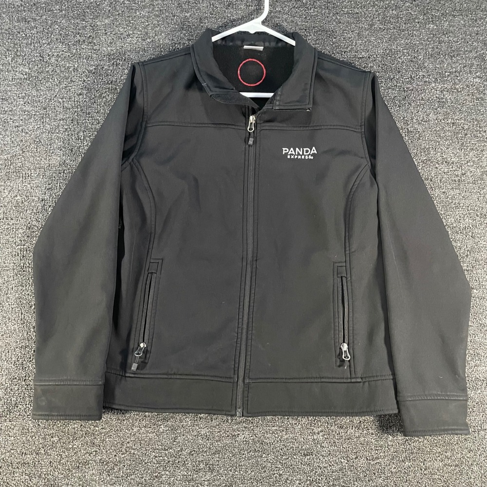 Barco Panda Express Jacket Womens Small Black Good Softshell Fleece PE953